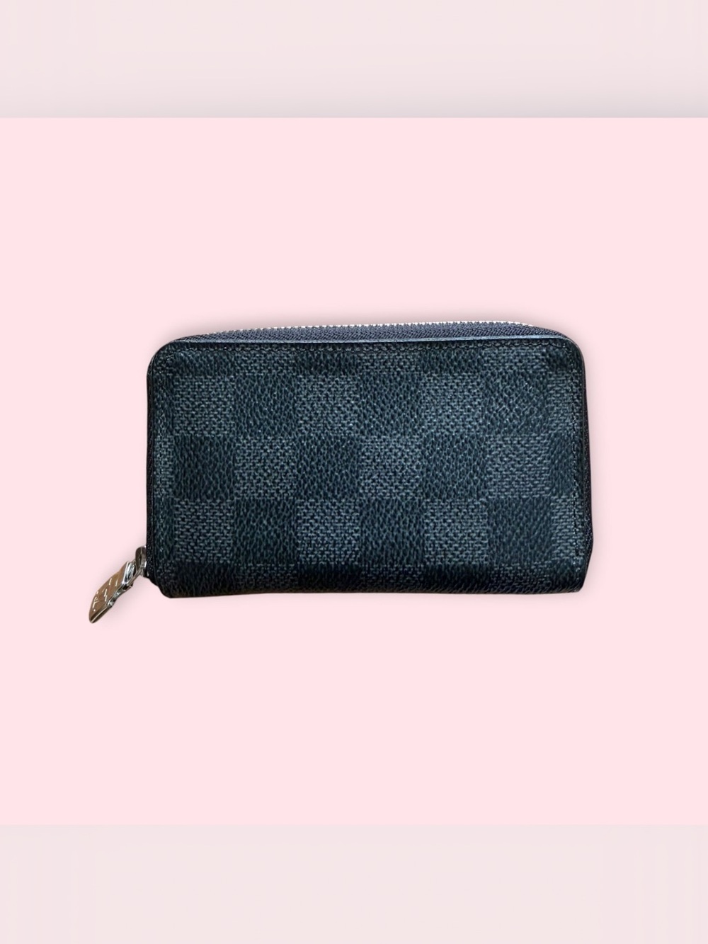 Louis Vuitton Black Damier Graphite Zip Wallet